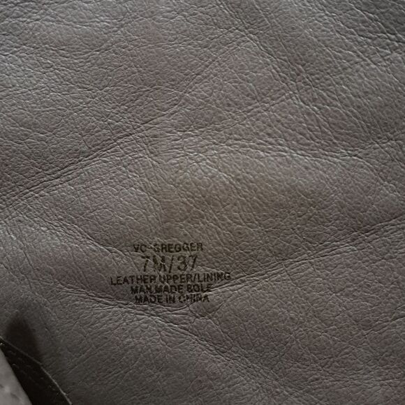 Vince Camuto Gregger Leather Ankle Zip Up Western Boots Preppy Brown/Tan Size 7 - Picture 13 of 17